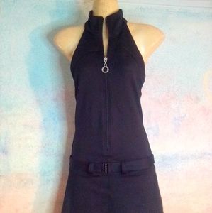 BeBe Sport halter style little Black Dress. XS  never worn